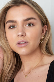 Oorbellen met klavertje