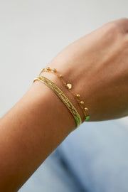 Armband met hartjes
