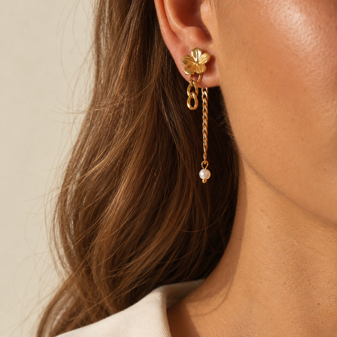 Golden Bloom Earrings